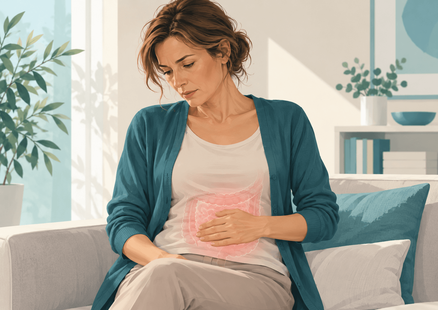 Gonfiore addominale dopo i 40 anni: è sempre colpa dell’intestino?