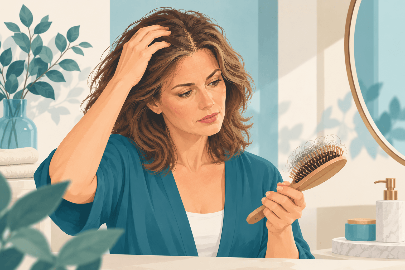 Perdita di capelli in menopausa: quando anche la chioma racconta un cambiamento ormonale